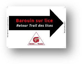 Panneau d'indication de direction panneau indication